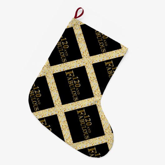120 Verjaardag Grote Kerstsok (Voorkant (Hangend))