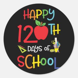 120E DAG SCHOOL VOOR LOVERS RONDE STICKER