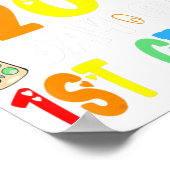 120e schooldag- 120 dagen eerste klas B Poster (Hoek)