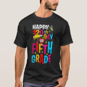 120th Day Of Fifth Grade Teachers Kids 120 Days Of T-shirt (Voorkant)