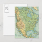 12122 Noord-Amerika - Fysieke verwerking Briefkaart (Voorkant / Achterkant)