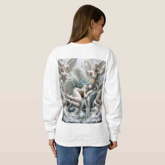 1212 Angel Watch Vrouw Trui (Achterkant volledig)