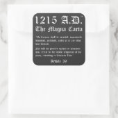 1215 A.D.™ De Magna Carta Artikel 39 Stickers (Tas)