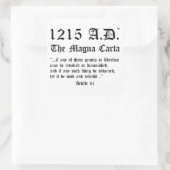 1215 A.D.™ De Magna Carta Artikel 61 Stickers (Tas)