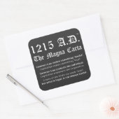 1215 A.D.™ De Magna Carta Common Law Stickers (Envelop)