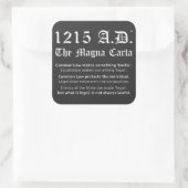 1215 A.D.™ De Magna Carta Common Law Stickers (Tas)