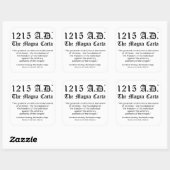 1215 A.D.™ De Magna Carta Quote Stickers (Vel)