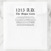 1215 A.D.™ The Magna Carta Common Law Stickers (Tas)