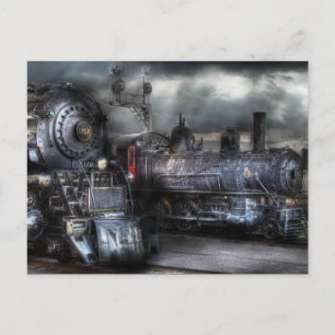 1218 - Wachten op vertrek Briefkaart