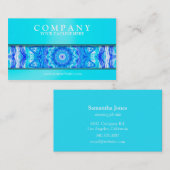 121 Doorverwezen SeaStar mandala modern licht Visitekaartje (Voorkant / Achterkant)