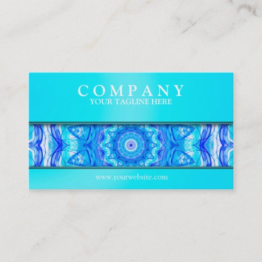 121 Doorverwezen SeaStar mandala modern licht Visitekaartje (Voorkant)
