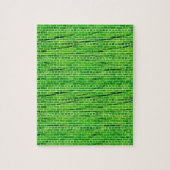 121 GEWRICHTE BRIGHT GREEN BRCK WALL PATTERNS BACK LEGPUZZEL (Verticaal)