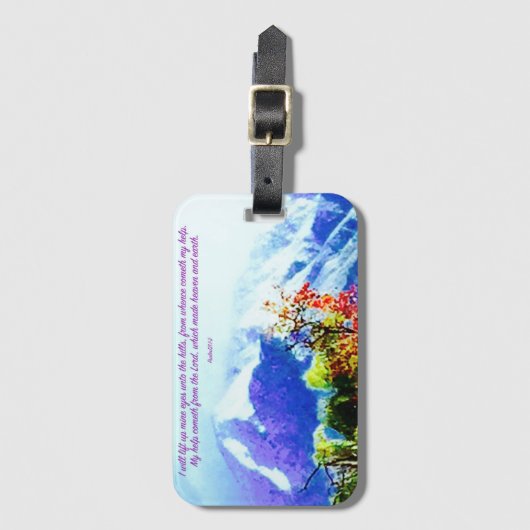 121 psalm bagagelabel (Voorkant (verticaal))