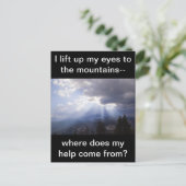 121 psalm briefkaart (Staand voorkant)