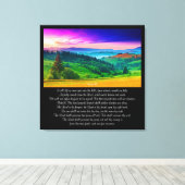 121 psalm canvas afdruk (Insitu (Houten vloer))