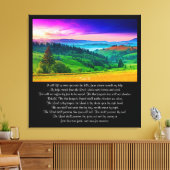 121 psalm canvas afdruk (Insitu (Woonkamer))