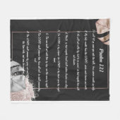 121 psalm fleece deken (Voorkant (Horizontaal))