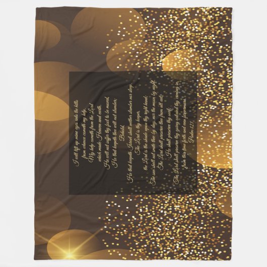 121 psalm fleece deken (Voorkant)