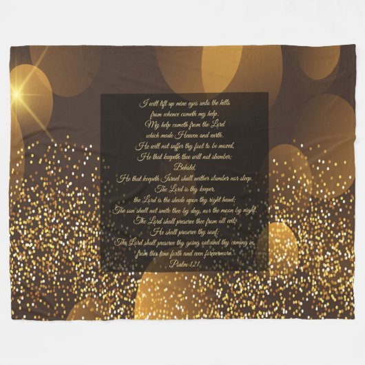 121 psalm fleece deken (Voorkant (Horizontaal))