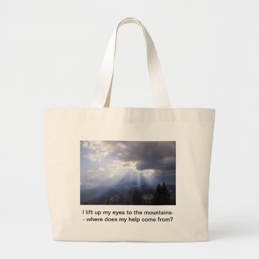 121 psalm grote tote bag (Voorkant)
