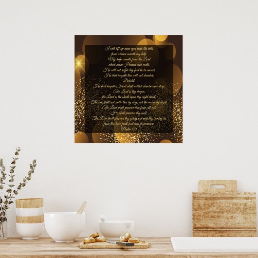 121 psalm poster (Keuken)