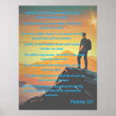 121 psalm poster (Voorkant)