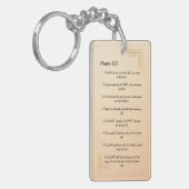 121 psalm sleutelhanger (Voorkant Links)