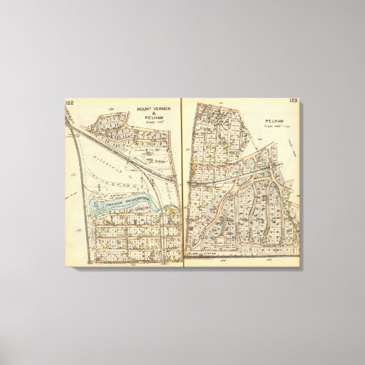 122123 Mt Vernon, Pelham Canvas Afdruk (Voorkant)
