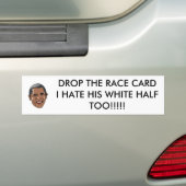 1226202324666694429rg1024_Barack_Obama.svg.med,... Bumpersticker (Op auto)