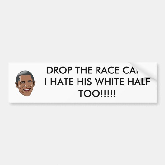 1226202324666694429rg1024_Barack_Obama.svg.med,... Bumpersticker (Voorkant)