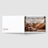 122 pagina Bruiloft Gastenboek Cowboy laarzen Schu (Volledig)