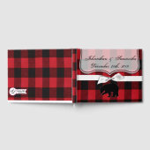 122 Pagina Bruiloft Gastenboek Red Buffalo Plaid B (Volledig)