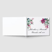 122 Pagina Bruiloft Gastenboek Tropische Bloemen o (Volledig)