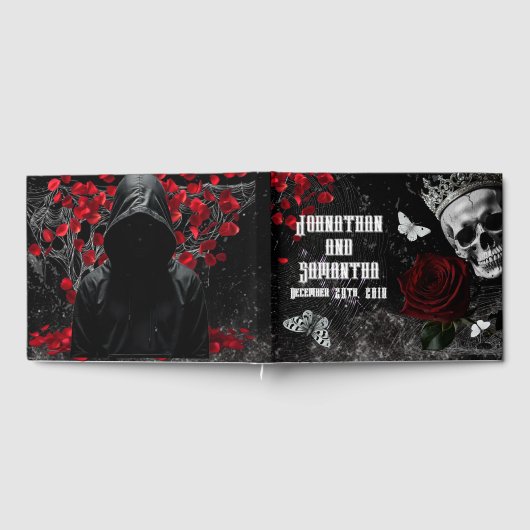 122 pagina's Trouwen Guestbook Haunting Adeline Za Gastenboek (Volledig)