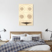 122 Sterfteziekten zenuw- en bloedsomloop Canvas Afdruk (Insitu (Slaapkamer))