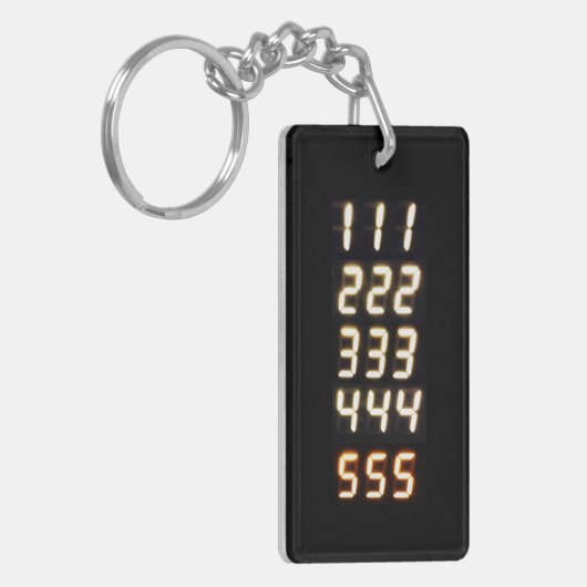 12345 sleutelhanger (Voorkant Links)