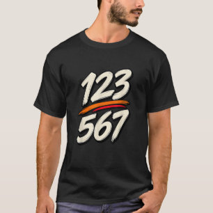123 567 Salsa Dansen Humor Voor Dance Mom T-shirt