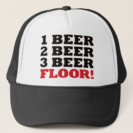 123 Biervloer - Rood Trucker Pet (Voorkant)