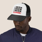 123 Biervloer - Rood Trucker Pet (In situ)