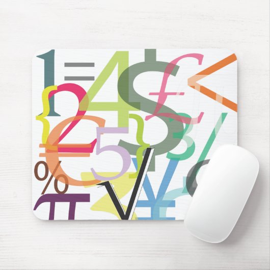 123 mousepad muismat (Met muis)