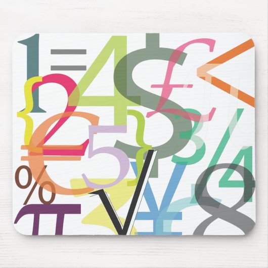 123 mousepad muismat (Voorkant)