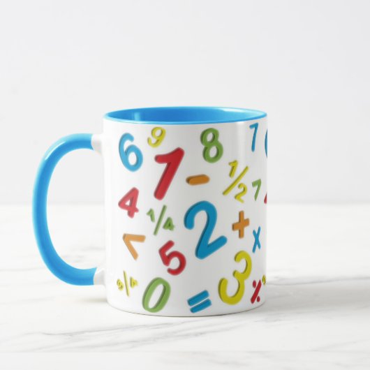 123 nummers wiskunde mok (Links)
