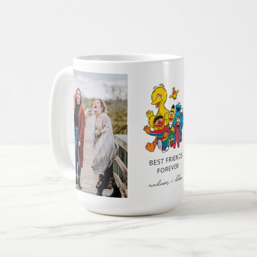 123 Sesamstraat | Beste vrienden - Foto Koffiemok (Voorkant links)