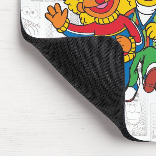 123 Sesamstraat Muismat (Hoek)