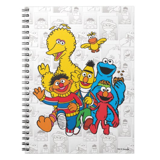  123 Sesamstraat Notitieboek (Voorkant)