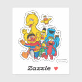  123 Sesamstraat Sticker (Vel)