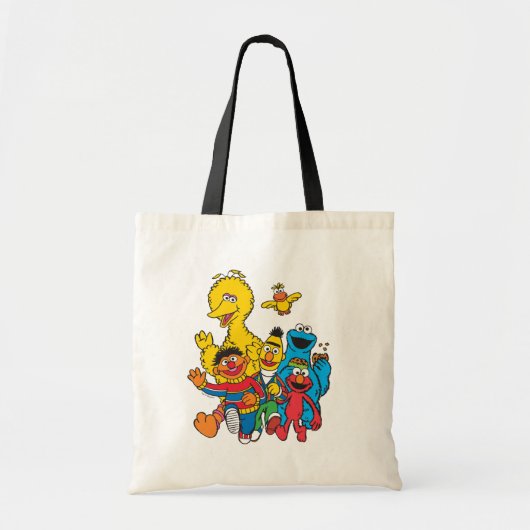  123 Sesamstraat Tote Bag (Voorkant)