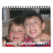 12406cd 001, Familiecalender 2007! Kalender (Hoes)