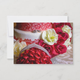 1242-Trouwtaart, Bruidsboeket en Ringen Kaart