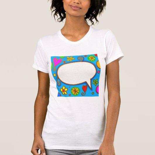 1246 SNELLE HARTSTROMEN MET EEN KUSTMATIGE BUBBELK T-SHIRT (Voorkant)